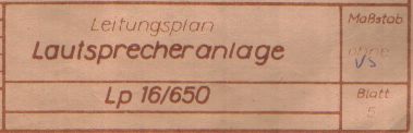 Auszug Leitungsplan